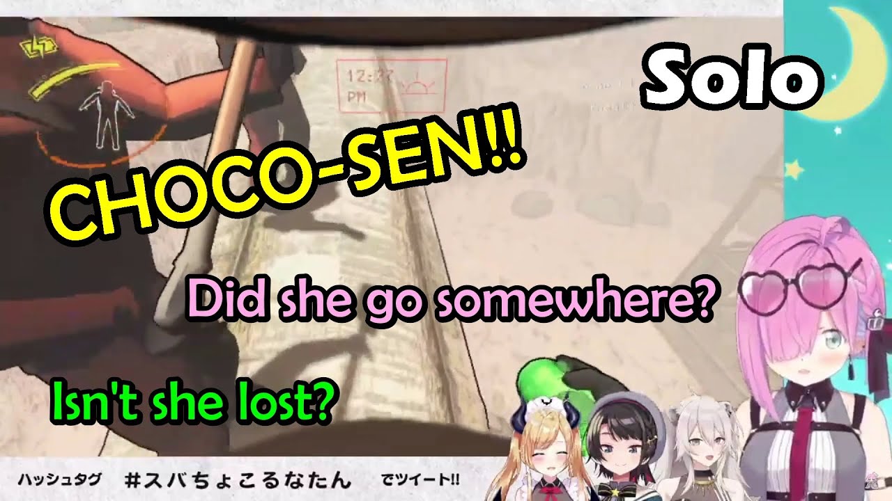 Subaru, Luna, and Botan Loses it When Know Choco-sen Casually Go Solo After They Waiting For Her