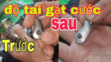 #Sửa đồ câu cũ#thay tai gạt cước#độ tai thỏ#bão dưỡng máy câu#