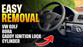 Vw Golf, Bora, Caddy Ignition Lock and Cylinder Easy Removal
