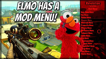 Elmo 1v1 Aimbot TrickShot Trolling On Black Ops 2 (Co-Host Mod Menu Trolling) Bo2 Funny Trolling