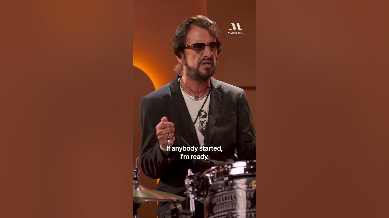 Ringo Starr is ALWAYS ready. #drummer #shorts