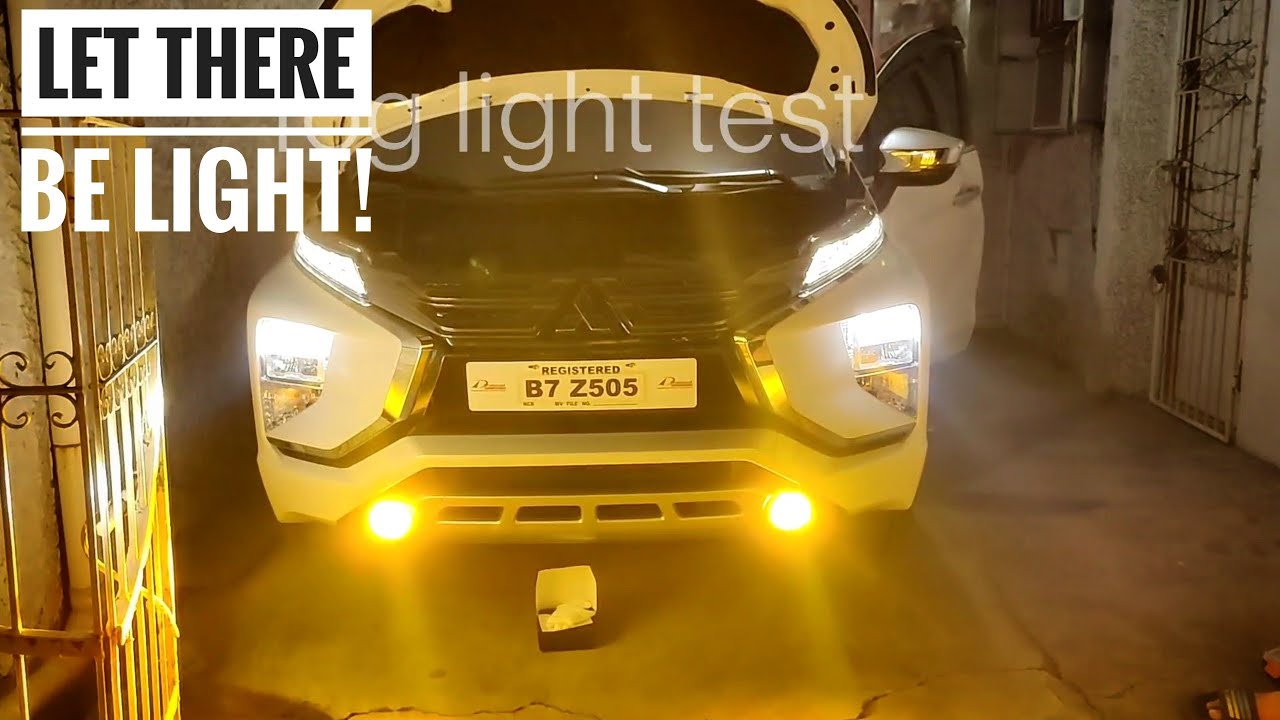 Mitsubishi XPANDER LED Lighting Upgrades - Novsight Foglights and LED Interior and Plate Lights