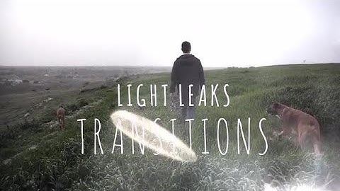 20 Light Leaks Transitions Premiere Pro Templates