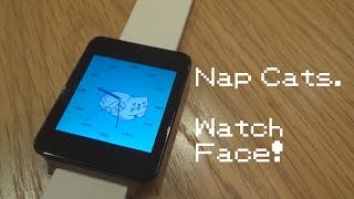 Android Wear: Watch Face Review: Nap Cats screenshot 2