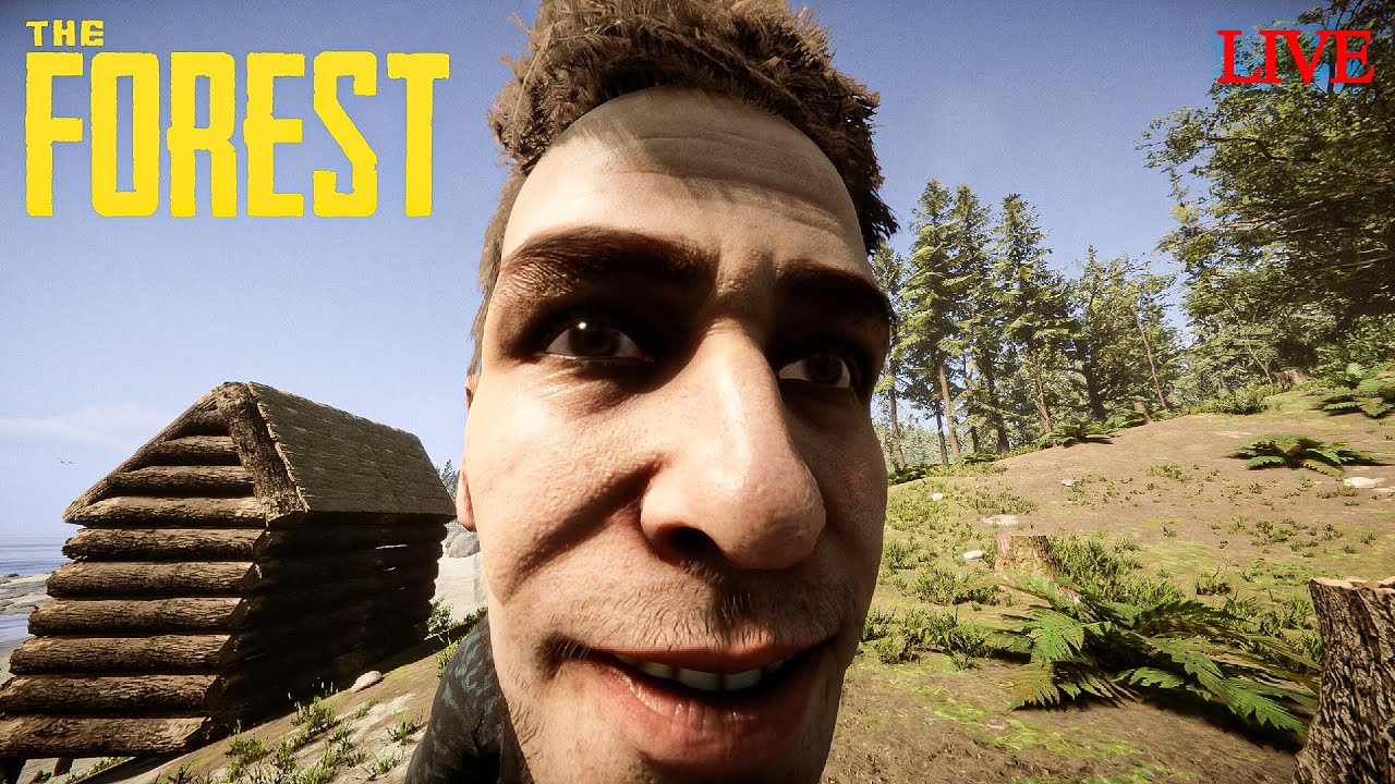 Surviving My First Night in The Forest - YouTube