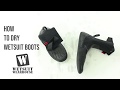 How to dry wetsuit boots  wetsuit wearhouse