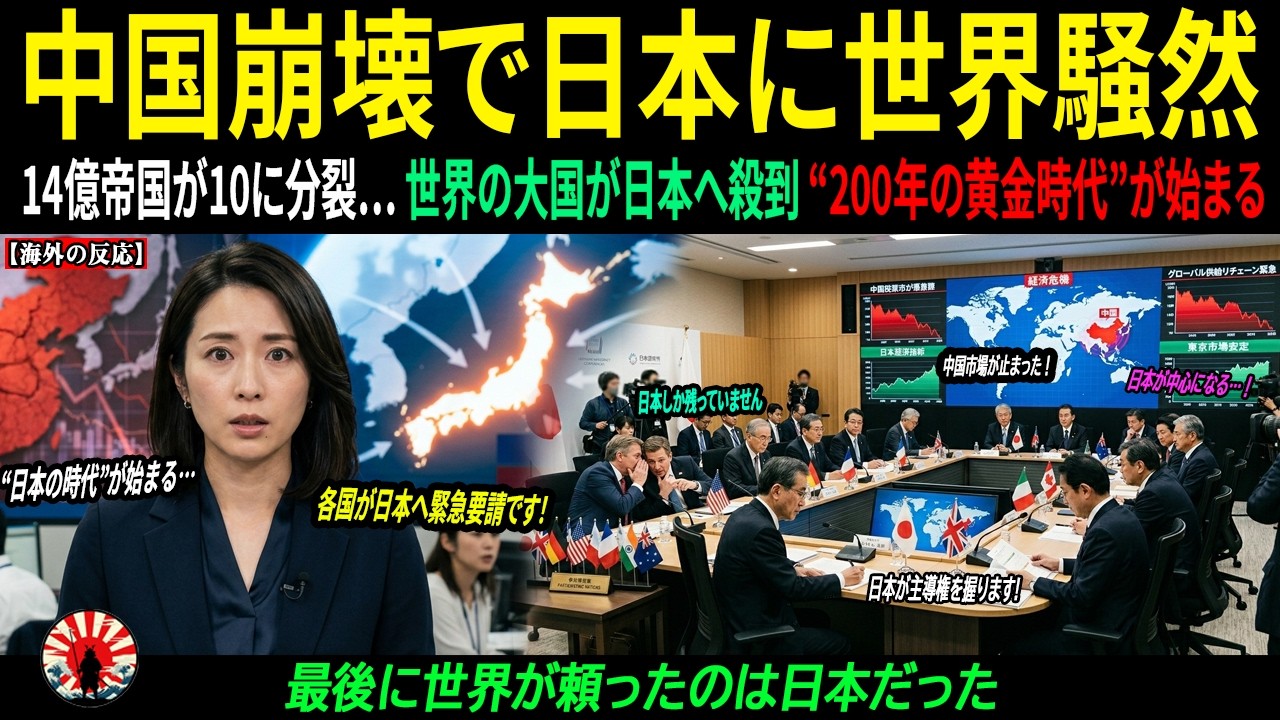 【海外の反応】「中国崩壊より恐ろしかったもの」それは“日本を失うこと”だった――米国・EUの極秘判断に世界が絶句！ ｜海外感動ストーリー｜AI物語