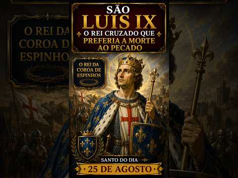 São Luís IX, o Rei Cruzado que preferia a Morte ao Pecado - Santo do dia 25 de agosto