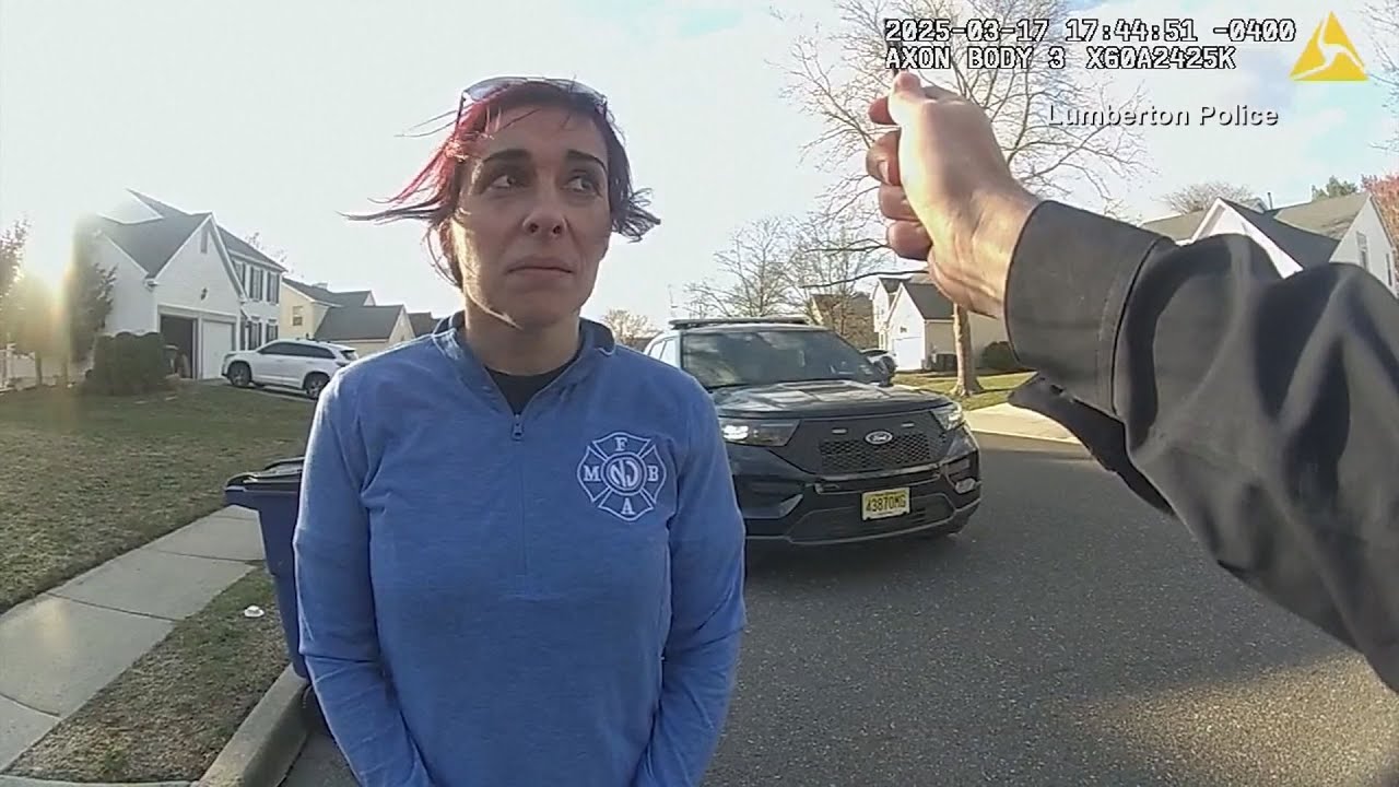 New Jersey mayor stumbling during drunk driving arrest with young son ...