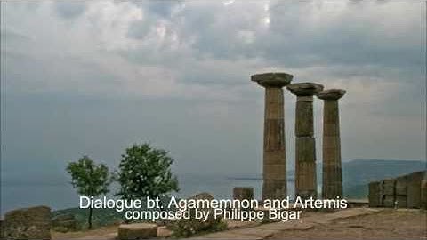 Dialogue bt Agamemnon and Artemis by Philippe Bigar