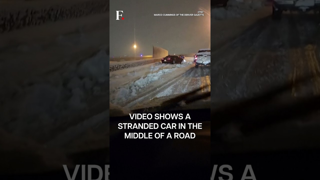 Watch  Car Stranded by Snowstorm in Colorado   Subscribe to Firstpost