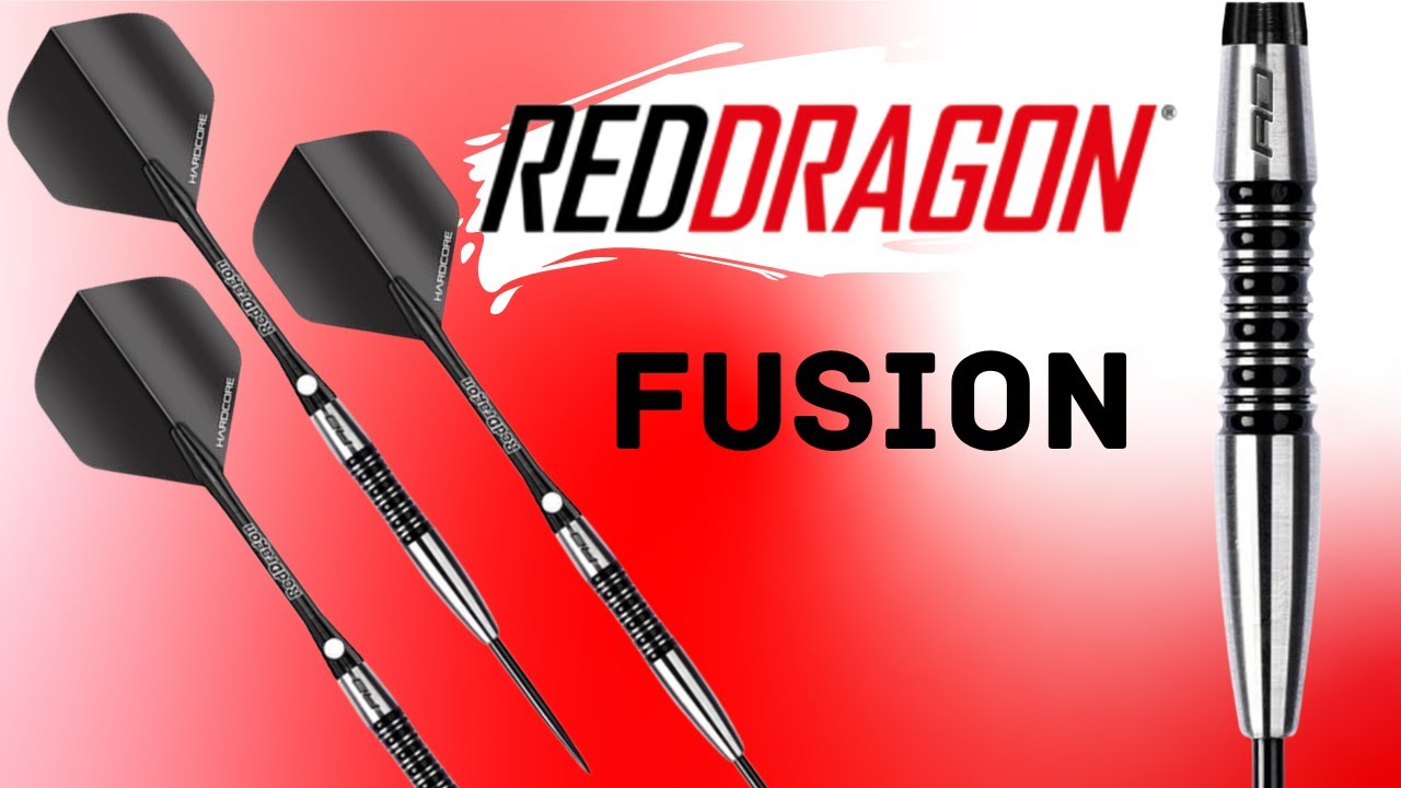 Red Dragon FUSION 26g 90% Tungstène - Fléchettes pointes acier 