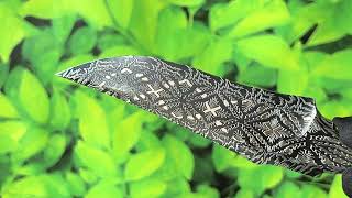 mosaic Damascus steel by Noblie Custom Knives #customknives