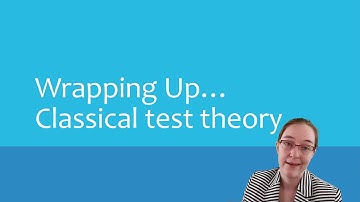 Modeling Classical Test Theory (05.02)