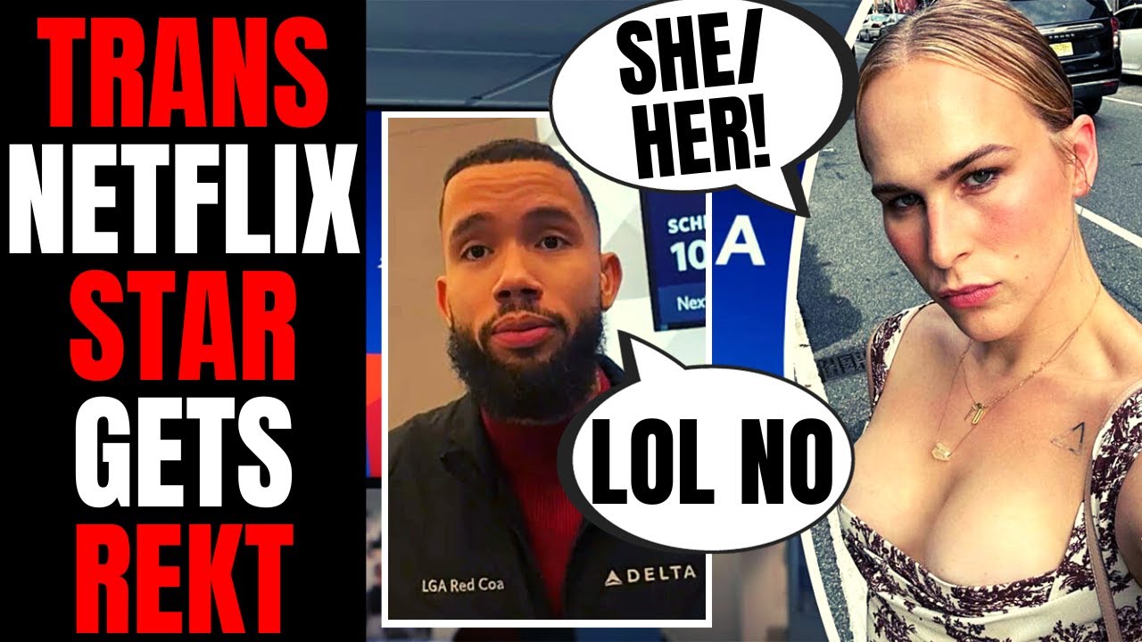 Transgender Netflix Actor Gets DESTROYED By BASED Delta Airlines Employee Over "Misgendering"