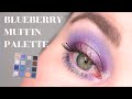 NEW BLUEBERRY MUFFIN PALETTE I REVIEW, SWATCHES, TUTORIAL I BH COSMETICS I Purple Halo Eye Tutorial