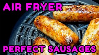 Air Fryer Sausage Butties with Just Essentials Brown Sauce #airfryer