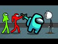 Stickman VS Among Us 3 - AVM Shorts Animation