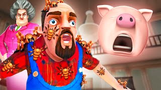 SPIDERS?? NOOOOOOO!! | Scary Teacher 3D Gameplay Walkthrough