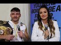 LEIGH WOOD'S IMMEDIATE REACTION TO DEFEATING XU CAN FOR THE WBA FEATHERWEIGHT REGULAR TITLE