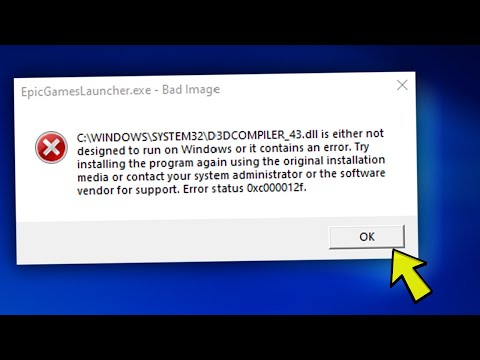 Fix: D3DCOMPILER_43.dll Error when launching the Epic Games Launcher