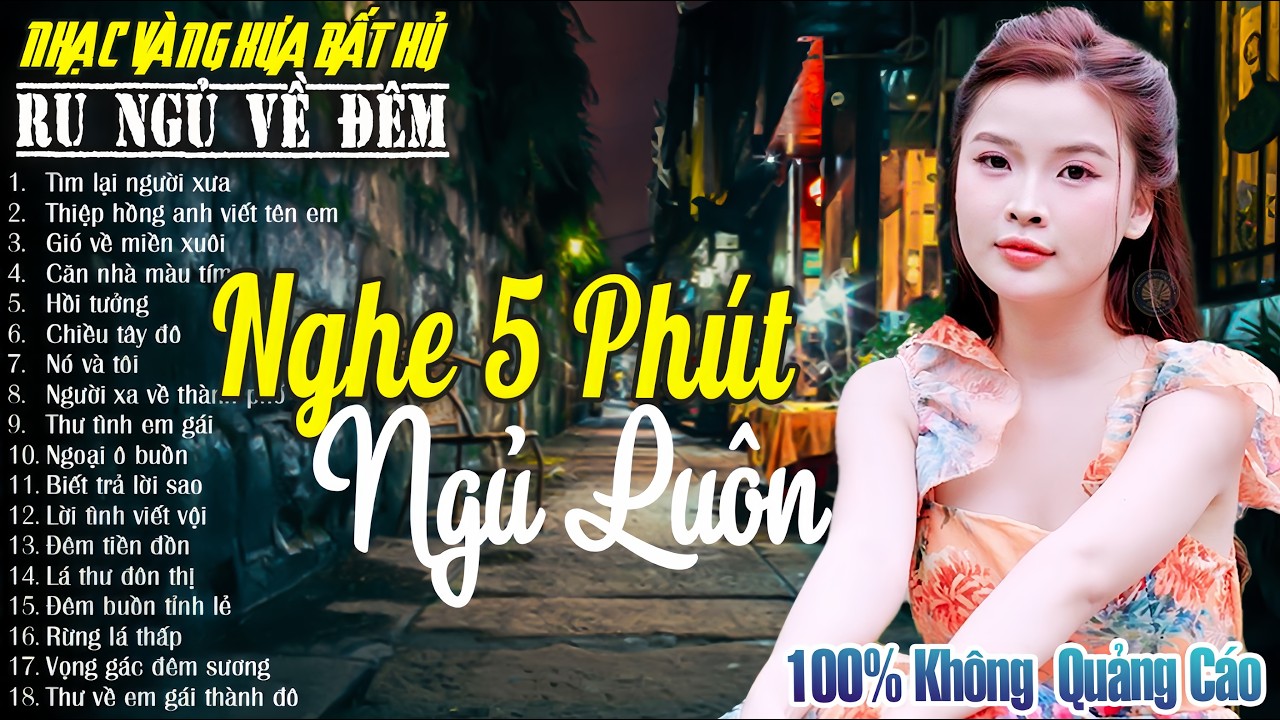 NGHE 15 PHÚT LÀ NGỦ ✨ Lk Nhạc Vàng Xưa Ngọt Ngào Say Đắm Cả Xóm Phê | Nhạc Bolero Dễ Nghe Dễ Ngủ