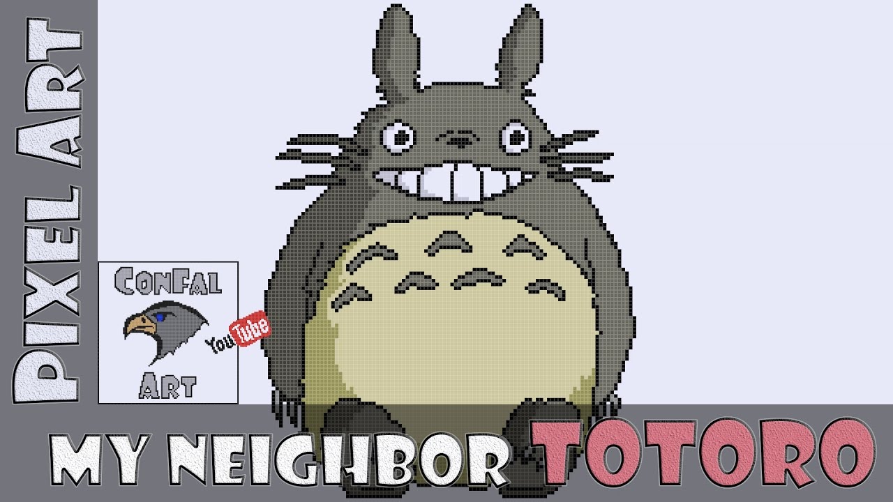 [Pixel Art] Totoro - My Neighbor Totoro (Tonari no Totoro)