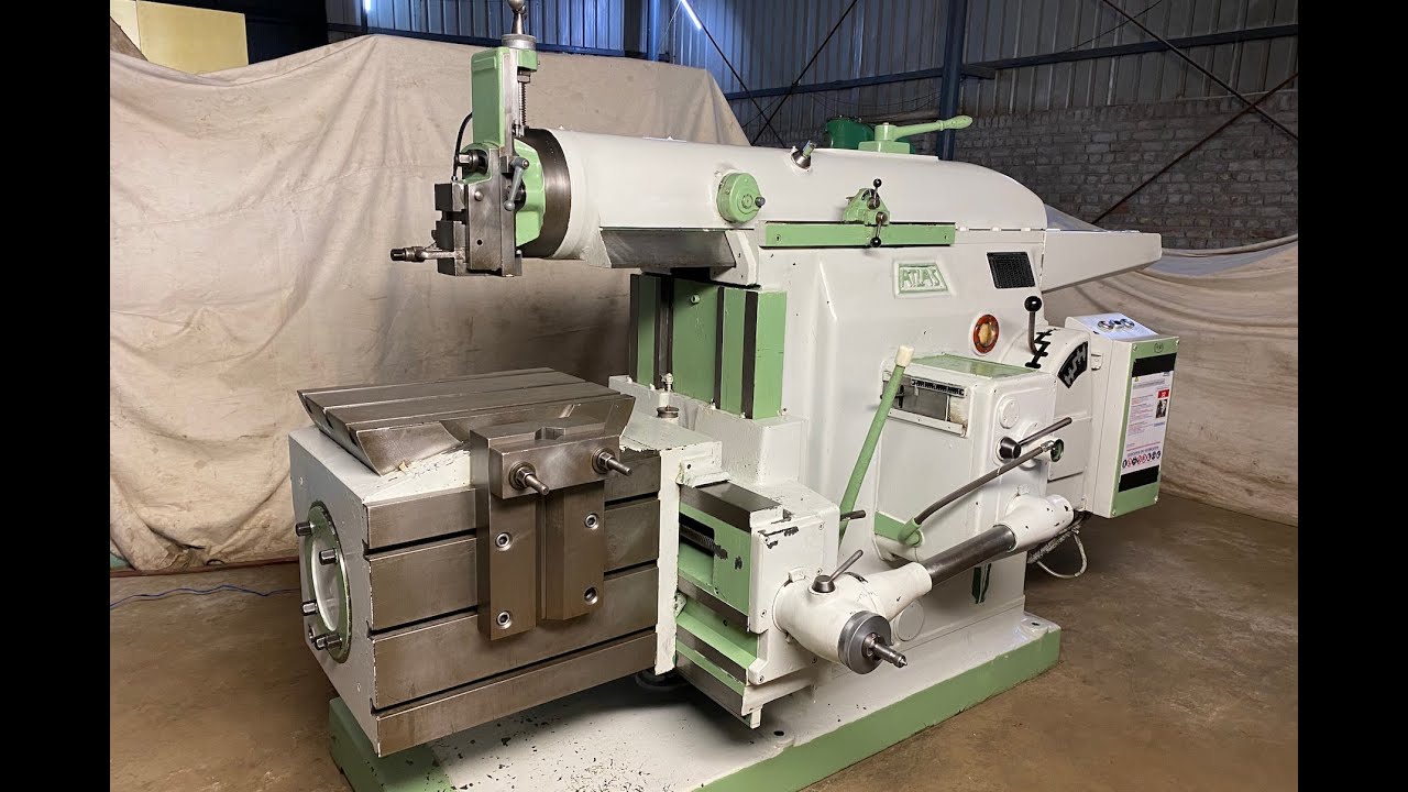 Horizontal Shaper Machine - Atlas Germany - 650 mm Stroke Length - YouTube
