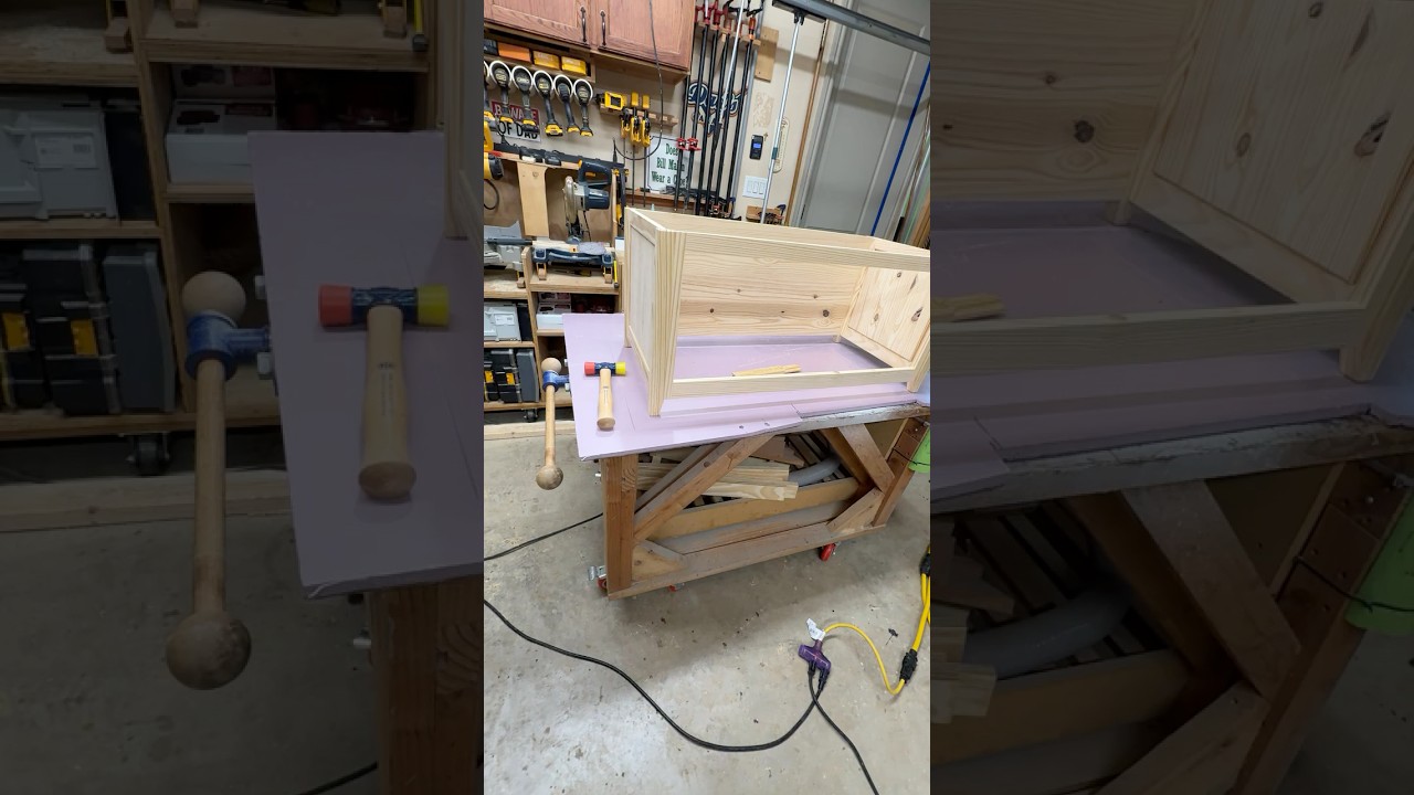 Sneak Peek: Entryway Hall Tree Project | Upcycling Entry Hall Bench Organizer from 2x4s #woodworking