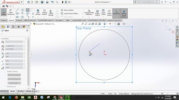 SolidWorks Example 4.1 - Creating the Free-form Torus