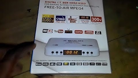 Solid 6363 Set top box bangla