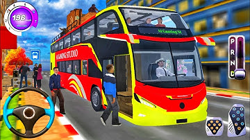 City Bus Simulator 2025: Luxuy Coach AI Bus Driving Simulator Bus Games 3D - Video Android Gameplay