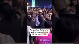 TILL THE END ‼️🔊 #prank #reaction #lol #omg #traviskelce #speaker #public #coachella #taylorswift