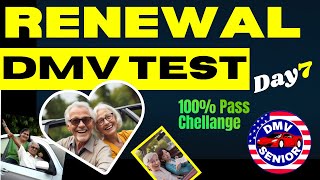 California DMV Senior Written Test Senior Renewal Test 2026