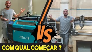 Laser ou Router CNC? Por Qual Começar?