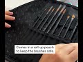 Etchr’s Synthetic Brush Set of 10