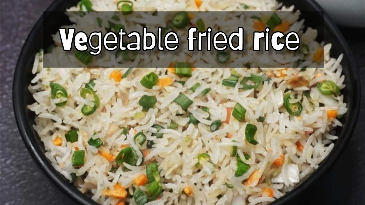Street Style Vegetable Fried Rice 😋 | 10 Minute Me Ready | Chinese Taste 