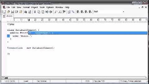 Beginner PHP Tutorial   199   Connecting to a Database the OOP Way