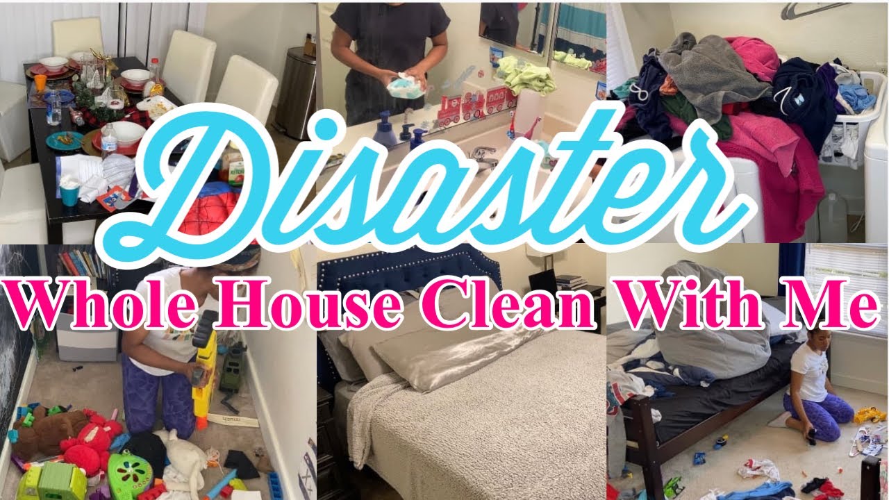*TWO DAY*  COMPLETE DISASTER WHOLE HOUSE CLEAN WITH ME 2020 | EXTREME LAUNDRY MOTIVATION