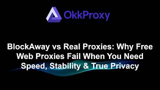 BlockAway vs Real Proxies Why Free Proxies Fail for Serious Work
