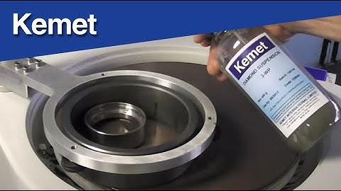 Kemet 300 portable lapping & polishing machine