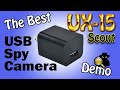 The Best Motion Detect USB Spy Camera In The World: 2019 UX-13 Scout