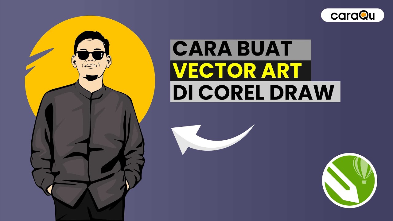 Tutorial Corel Draw : Belajar membuat vector art #5 - YouTube