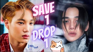 Kpop Male Idols #5 Save One Drop One Challenge  + Bonus Quiz