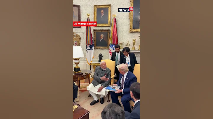 President Trump Gifts Prime Minister Modi His Book, Our Journey Together | PM Modi Meet Trump | N18S