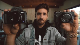 Best BUDGET Vlogging Camera For YOUTUBE 2023 | Sony ZV1 vs Canon G7X Mark III Review