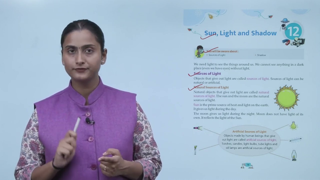 Ch 12 | Goldfinch Publications | Science | Class 2 | Sun, Light and Shadow | For children
