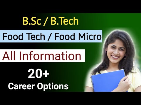 B.Sc food technology scope and salary | B.tech food tech | career options after 12 science