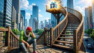 Climbing These Crazy Stairs &amp; Winning a Surprise Gift 😱🎁 | Epic Challenge!