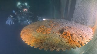 Felicitas  jumps/complex navigation (slate mine, Germany)